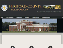 Tablet Screenshot of hertfordcountync.gov